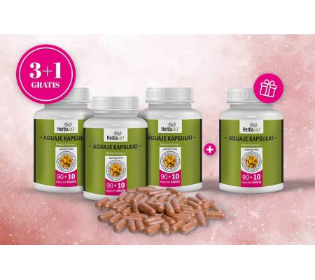 SET 3+1 Aguaje kapsułki